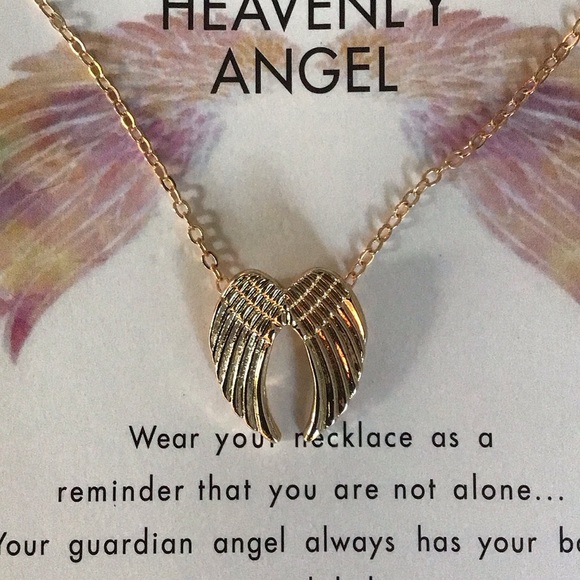 Guardian Angel Wings Necklace - Picture 7 of 7